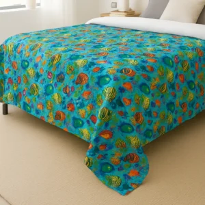SensoryCritters Twin Sea Life Weighted Blanket – Calming Deep Pressure Blanket for Kids & Adults