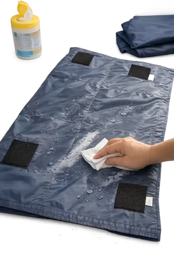 Medical-Grade-Weighted-Blanket-wipe-off_1024_1536 medical grade vinyl weighted blanket