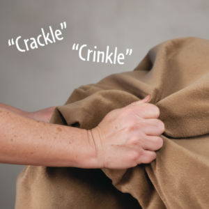 Crinkle Sensory Blanket — Soft Tactile & Sound Stimulation for Sensory Play