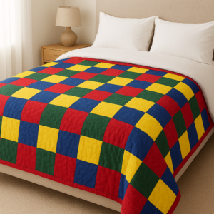 SensoryCritters Pieced Top Weighted Blanket – Handmade Comfort for Anxiety & Better Sleep